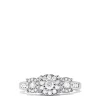 Effy Jewelry 925 Sterling Silver Diamond Cluster Ring, 0.49 TCW | Rings