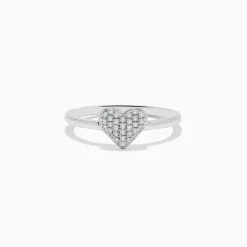 BH Multi 925 Sterling Silver Diamond Heart Ring | Rings