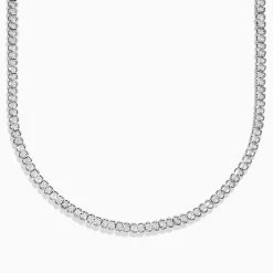 BH Multi 925 Sterling Silver Diamond Tennis Necklace | Necklaces & Pendants