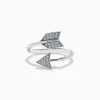 Effy Jewelry 925 Sterling Silver Diamond Spiral Arrow Ring | Rings