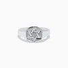 Effy Jewelry 925 Sterling Silver Diamond Star of David Ring | Rings