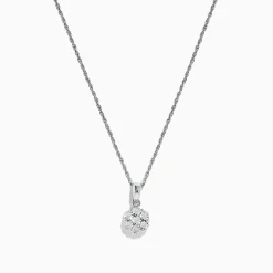 Effy Jewelry 925 Sterling Silver Diamond Cluster Pendant | Necklaces & Pendants