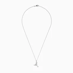 Effy Jewelry 925 Sterling Silver Diamond Martini Glass Pendant | Necklaces & Pendants