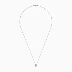 BH Multi 925 Sterling Silver Diamond Heart Necklace, 0.15 TCW | Necklaces & Pendants