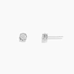 BH Multi 925 Sterling Silver Diamond Stud Earrings | Earrings