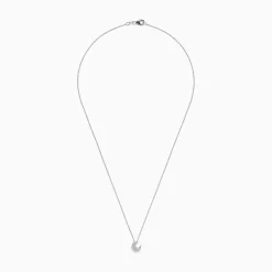 BH Multi 925 Sterling Silver Diamond Moon Necklace | Necklaces & Pendants