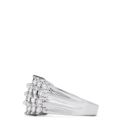 Effy Jewelry 925 Sterling Silver Diamond Ring, 0.49 TCW | Rings