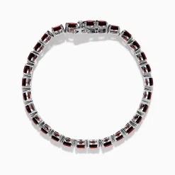 Effy Jewelry 925 Sterling Silver Garnet Bracelet | Bracelets