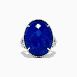 Effy Jewelry 925 Sterling Silver Lapis Lazuli Cocktail Ring, 13.85 TCW | Rings