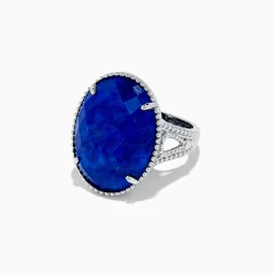 Effy Jewelry 925 Sterling Silver Lapis Lazuli Cocktail Ring, 13.85 TCW | Rings
