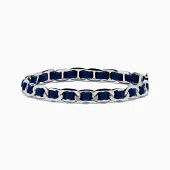 Effy Jewelry 925 Sterling Silver Leather Bracelet | Mens