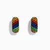 Effy Jewelry 925 Sterling Silver Multi Color Sapphire Huggie Earrings | Earrings