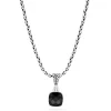 Effy Jewelry 925 Sterling Silver Onyx and Diamond Pendant, 4.93 TCW | Necklaces & Pendants