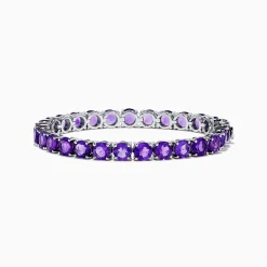 Effy Jewelry 925 Sterling Silver Purple Amethyst Bracelet | Bracelets