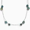 Effy Jewelry 925 Sterling Silver Tahitian Pearl Station Necklace | Necklaces & Pendants