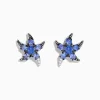 Effy Jewelry 925 Sterling Silver Tanzanite and Diamond Starfish Earrings | Earrings