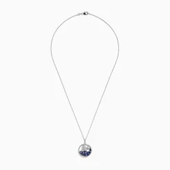 Effy Jewelry 925 Sterling Silver Tanzanite and Diamond Sailboat Pendant | Necklaces & Pendants