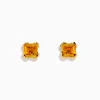 BH Multi Sunset 14K Yellow Gold Citrine Stud Earrings | Earrings