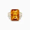 Effy Jewelry Sunset 14K Yellow Gold Citrine and Diamond Cocktail Ring | Rings