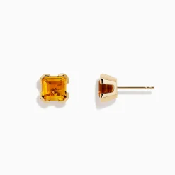 BH Multi Sunset 14K Yellow Gold Citrine Stud Earrings | Earrings