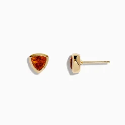 Effy Jewelry Sunset 14K Yellow Gold Citrine Stud Earrings | Earrings