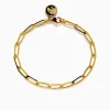 Effy Jewelry Unisex 925 Gold Plated Sterling Silver 8" Paper Clip Bracelet | Mens
