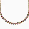 BH Watercolors 14K Gold Multi Sapphire u0026 Diamond Necklace, 12.94 TCW | Necklaces & Pendants