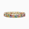 Effy Jewelry Watercolors 14K Gold Multi Sapphire u0026 Diamond Bracelet, 24.54 TCW | Bracelets