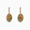 Effy Jewelry Watercolors 14K Gold Multi Sapphire u0026 Diamond Earrings, 5.11 TCW | Earrings