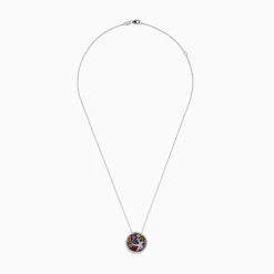 Effy Jewelry Watercolors 14K Gold Multi Sapphire and Diamond Starfish Pendant | Necklaces & Pendants