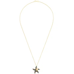 Effy Jewelry Watercolors 14K Gold Sapphire u0026 Diamond Starfish Pendant, 1.27 TCW | Necklaces & Pendants