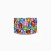 Effy Jewelry Watercolors 14K White Gold Multi Sapphire and Diamond Ring | Rings