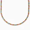 Effy Jewelry Watercolors 14K Yellow Gold Multi Sapphire and Diamond Necklace | Necklaces & Pendants