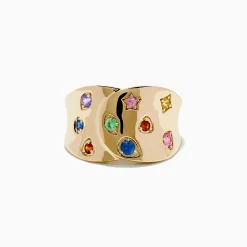 Effy Jewelry Watercolors 14K Yellow Gold Multi Color Sapphire Ring | Rings