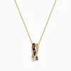 Effy Jewelry Watercolors 14K Yellow Gold Multi Sapphire and Diamond Pendant | Necklaces & Pendants