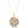 Effy Jewelry Watercolors 14K Yellow Gold Multi Sapphire u0026 Diamond Pendant, 4.26 TCW | Necklaces & Pendants