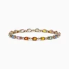 Effy Jewelry Watercolors 14K Yellow Gold Sapphire and Diamond Bracelet, 11.20 TCW | Bracelets