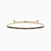 Effy Jewelry Watercolors 14K Yellow Gold Tsavorite and Multi Sapphire Tennis Bracelet | Bracelets