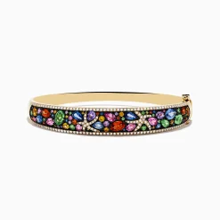 Effy Jewelry Watercolors 14K Yellow Gold Multi Sapphire and Diamond Starfish Bracelet | Bracelets
