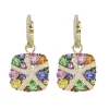Effy Jewelry Watercolors 14K Yellow Gold Multi Sapphire u0026 Diamond Earrings, 3.98 TCW | Earrings
