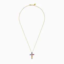 Effy Jewelry Watercolors 14K Yellow Gold Cross Pendant | Necklaces & Pendants