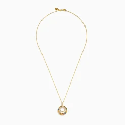 Effy Jewelry Watercolors 14K Yellow Gold Multi Color Sapphire and Diamond Pendant | Necklaces & Pendants