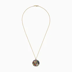 Effy Jewelry Watercolors 14K Yellow Gold Multi Sapphire u0026 Diamond Pendant, 5.71 TCW | Necklaces & Pendants