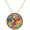 Effy Jewelry Watercolors Multi Sapphire u0026 Diamond Pendant, 5.11 TCW | Necklaces & Pendants