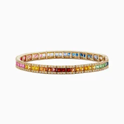 Effy Jewelry Watercolors Sapphire and Diamond Bracelet, 9.16 TCW | Bracelets
